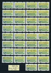 Automatenmarken: Steckbuch mit zahlreichen postfr. Werten aus den ...